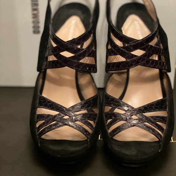 Nicholas Kirkwood Strappy stiletto Black Suede - 7 - Picture 7 of 16